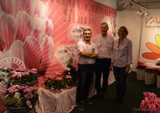 The Varinova Team with, from left to right, Mustafa Akça, Carolien Klein and Bart Kuijer