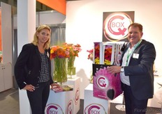Miranda and Dick Kooij, Gerbera United. Even though the ‘normal’ gerbera’s and the boxed flowers are still most popular in Russia, they also brought their special varieties to create awareness around the Spiders and Pasta gerbera’s. They expect the Russian customer to get more interested in these products over the next couple of years.