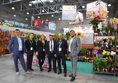 Of course he is part of a much bigger team! As an important player in the export to Russia, Enigma Flowers welcomed many guests.