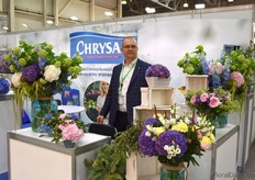 Alexander Druzhinin of Chrysal had quite some busy days. Also due to the handing out of several starter kits, many visitors made sure to pay a visit to their stand.