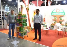 Greenworld products represented by Javlon Judonkulov and Nazarmatov Dadil