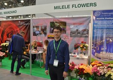 Almaz Ganiev of Milele Flowers. This Kenyan Flower exporter mainly supplies Russia and the former Soviet countries.