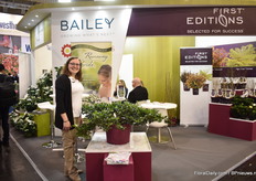 Tiffany Nohl of Bailey presenting Coppertone Distylium, a mid-sized rounded evergreen with coppery-red new foliage that matures to blue-green. "At 1m tall and 1.5m wide, it is a good choice for foundation planting and landscape beds."