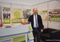 Zekeriya Aytemhr of Tarsus Turkey, the organizers of Flower and Plant Show in Turkey. This year, it will be held from November 12-14, 2020.