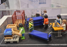 Explained how Horti-Trace works; they deal with the logistics and manage the return flow of the empty trolleys. They collect them in the garden center en deliver them back to the grower.