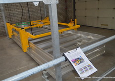 Containerkraan liet z'n kunsten zien