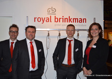 Wim van Velden, Albert van Hoeven, Silvia v.d. Caay en Michael Visser van Royal Brinkman