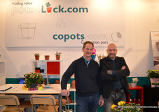 En nu in een wat kleurrijkere achtergrond: Bas Verschoor van Copots en Hans Molenaar van Dymak