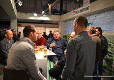 Er wordt wat afgeborreld bij Hollandplant