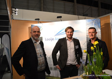 Martin en Mark Looije van Looije Agro Technics en Lucien Knetemann van Glasimport Greenhouses