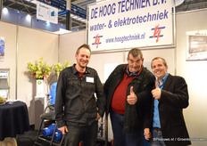 Berry Stegeman, Johan v.d. Voorde en Arjan v.d. Hoog van De Hoog Techniek