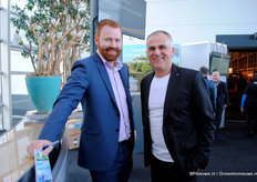 De vaders bij elkaar! Ramon Schlepers van de Evenementenhal en Aad Tijsen van Speax. Volgend jaar lanceren ze een Horti Creche bij de beurs ;)