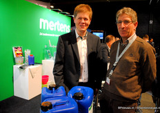 En Ewoud van der Ven van Delphy (rechts). Op een uniek moment: ook Roel Hanssen van Mertens staat op de foto.