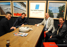 Aan tafel bij Peter Dekker Installaties