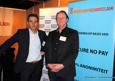 Serieuze zaken, renteswaps. Berth Brouwer en Patrick Steensma stonden voor het eerst op de beurs.