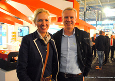 Nico van der Houwen van Agrolux en zijn zus.