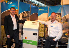 George Gram en Gert-Jan van Geest van GST Tuinbouwtechniek.
