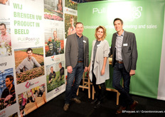 Pull Position is zeker geen onbekende in de sector, maar stond dit maal voor het eerst met een eigen stand op de beurs. Op de foto John Olsthoorn, Lisa van Holstein en Frank van Mil.