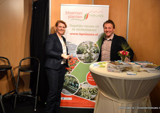 Aron Scheffers van Verskwekerij Westland kwam even langs voor een praatje bij ons in de stand