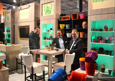 Gijsbert van Tuijl, Arjan van Leeuwen en Nico den Hartig van Van Tuijl pots-trays-sticks