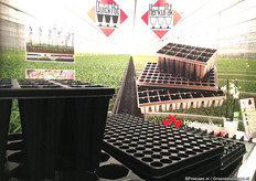 De producten van HerkuPak in de stand van Van Krimpen