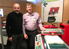 Fabio Camisa van Da Ros met zijn Nederlandse distributeur Jaap Bezuijen van Horti-Europe