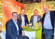 Peter Colbers, Wesley Akkermans, Marcel Vis en Gerard Berkhout van Syngenta Seeds