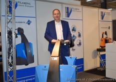 Paul Radsma van Vlaming, op de MP electric tractor, TX 2000AC.