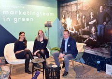 Het team van Pull Position presenteerde hun marketingsdiensten. Hier op de foto Annelene, Nadine en John.