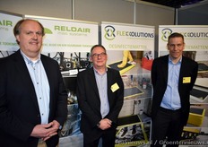Alef van der Velde, Tom Leusink en Chris van Kempen van Reldair en Flexxolutions