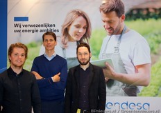 Jelle Blom, Niek ten Elzen en Jerry Stigter zaten ook na een lange eerste beursdag nog vol energie.