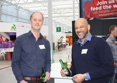 Leon van der Hoek (Jaguar The Fresh Company) en Eddie Tjon Fo (Sparkwise).