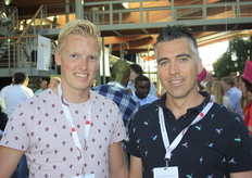 Ruud Scheffers van Optiflor en Michel Duijvesteijn van Regista.