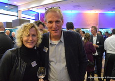 Anja Kutschet, directeur verzekeringen bij de Rabobank, samen met Edwin van der Knaap van Interpolis