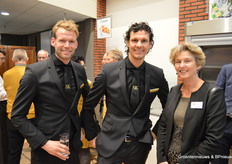En last but not least, Bas en Marc Koene, SK Roses, hier samen met Inge Lardinois, LNV