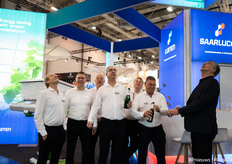 Bij Luiten / Saarlucon werd geproost op een nieuw logo en huisstijl