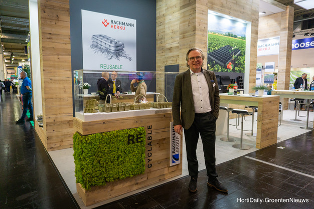 Alfred Boot of Herkuplast we may have photographed 1,000 times at IPM, but this time, under flag Bachmann Herku, is going to be the last time - he is waving goodbye soon.