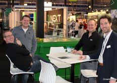Ben van Adrichem (Berg Ruimtescheppen) en Ad van Adrichem (The Flavour Farm), Johan van den Berg (Berg Ruimtescheppen) en Thijmen Tiersma (GroentenNieuws). Fotocredits naar Jan Moerman (Moerman Lilium)