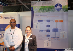 Kenneth Hassell en Annelies Mosch (Eurofins)