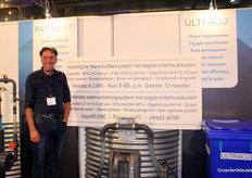 Raymond Lescrauwaet wil de markt veroveren met een voordelig nanobubblesysteem.