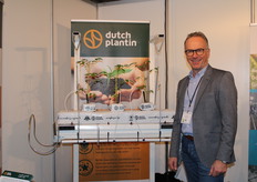 Wim Roosen van Dutch Plantin neemt deel aan de beurs, als partner van Tomato World. Goed je weer te zien Wim!