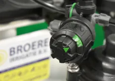 Het nieuwe magnetische ventiel van Broere beregening. Dit nieuwe stukje techniek zorgt voor een zelfstandige en constante druk regulering.