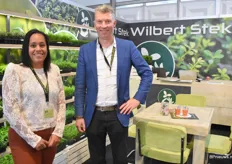 Dahpne Hooi en Wilbert van Luenen van Wilbert Stek stonden er met een breed assortiment van jonge planten die samen met goede service en een sterke prijs kwaliteitverhouding hun weg vinden naar klanten over de hele wereld.