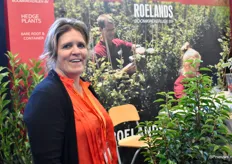 Marina Roelands stond er met hun bos en haagplantsoen assortiment.