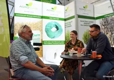 Chris van der Wurff kwam op bezoek bij Agnieszka Mike-Jeziorska en Artur Prociuk van Agrocare.