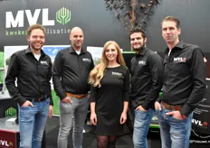 MVL werd gerepresenteerd door Bart Bor, Melwin van Laar, Henriëtte van der Steen, Andries Verwoert en Ruben Velema.  MVL is "de allround partner voor de boomkwekerij en tuincentra".