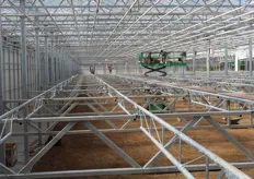 Tijd voor het monteren van onder meer de schermen, foto via Prins Greenhouses