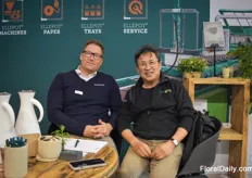 Brian Damkjaer Schmidt and BeyoungHan Boom with Sungro Horticulture from Korea