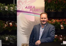 Ad van Heesbeen van Asra Plant was ook weer present op de beurs.
