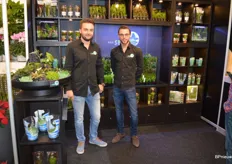 Brian en Martijn van Van Senten presenteerden het mooie assortiment waterplanten – een niche markt, maar naar eigen zeggen ook een hele leuke.